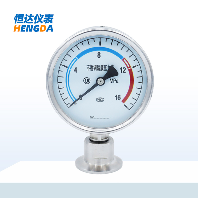 不锈钢隔膜压力表